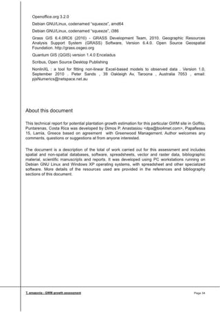 Greenwood Management Technical Forestry Report Terminalia Amazonia