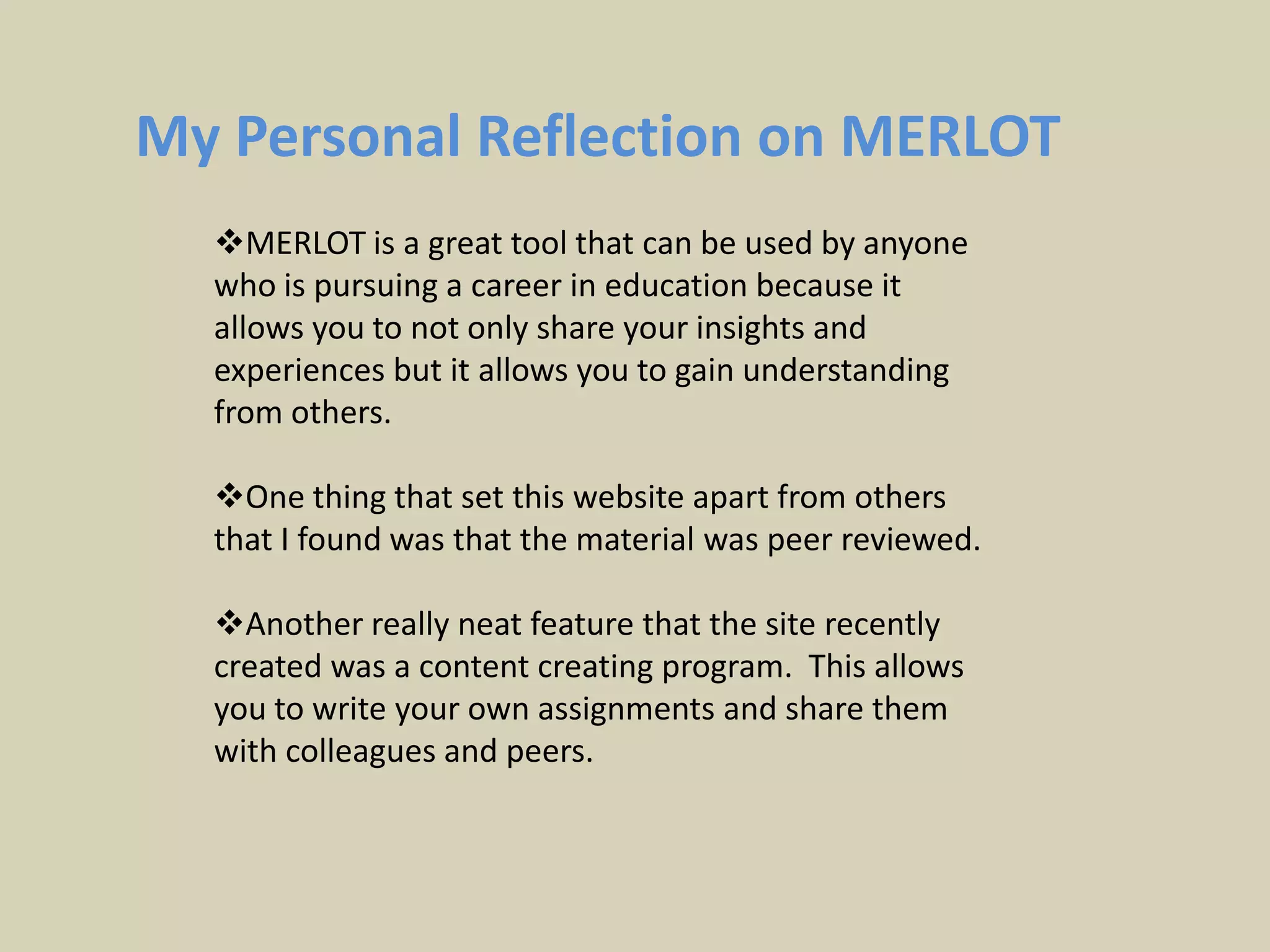 Share online expertise and experience.