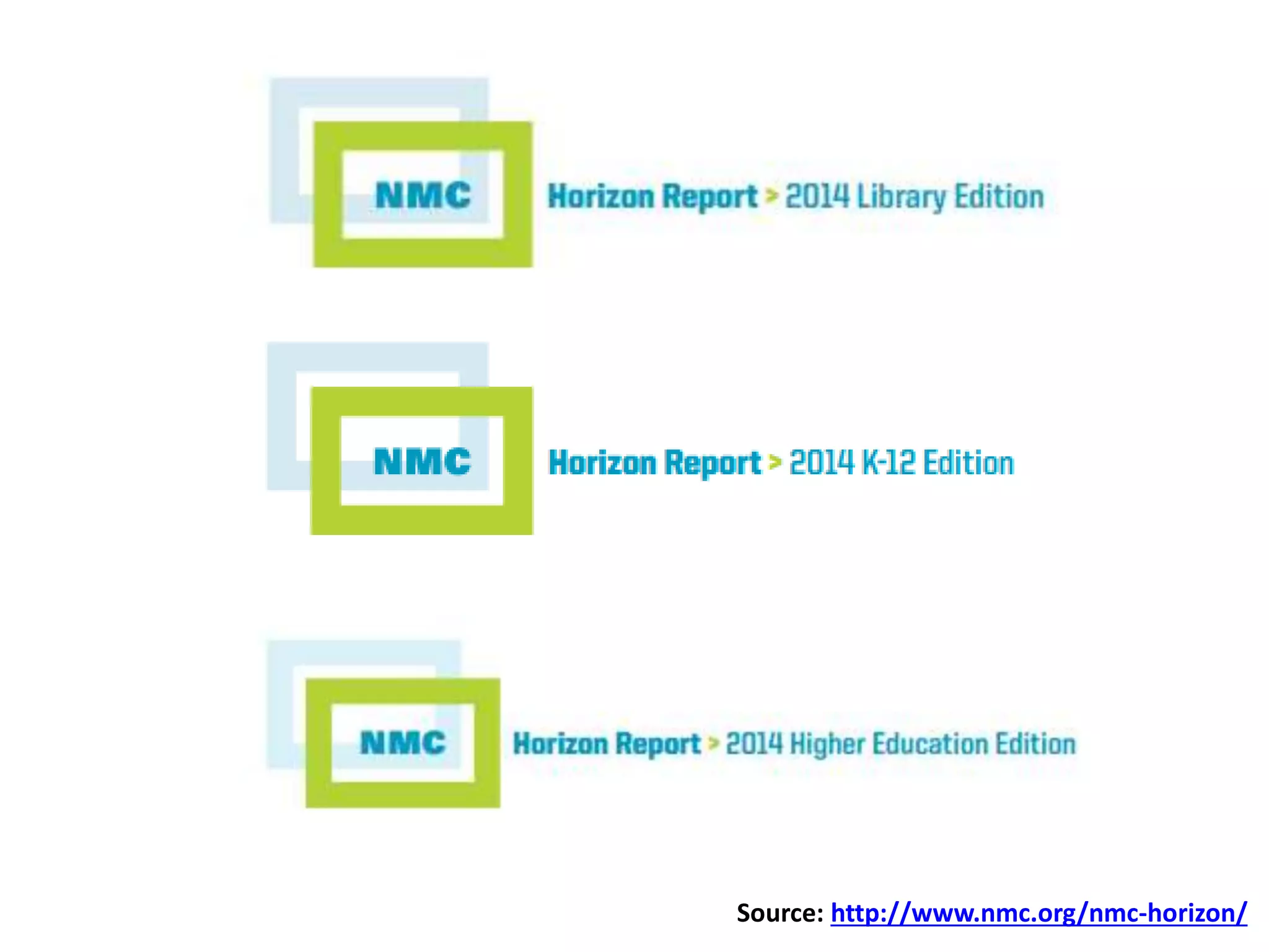 Source: http://www.nmc.org/nmc-horizon/
 