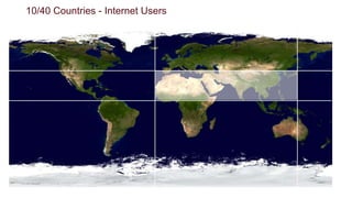 10/40 Countries - Internet Users
 