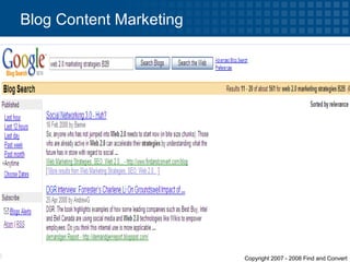 Blog Content Marketing 