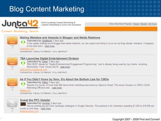 Blog Content Marketing 