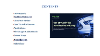 VLSI design in the era of automotive industry | PPTX