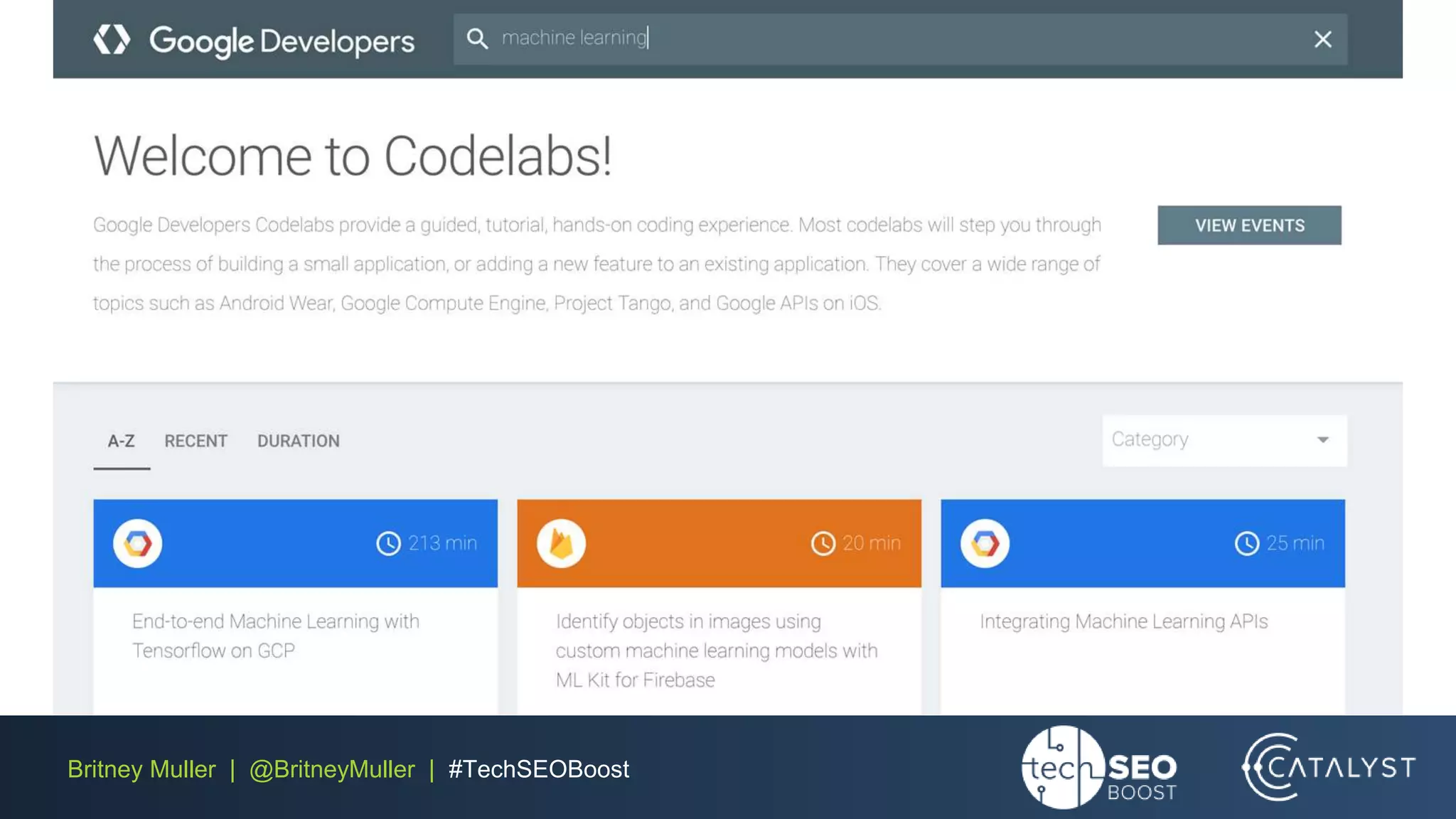 Britney Muller | @BritneyMuller | #TechSEOBoost
 
