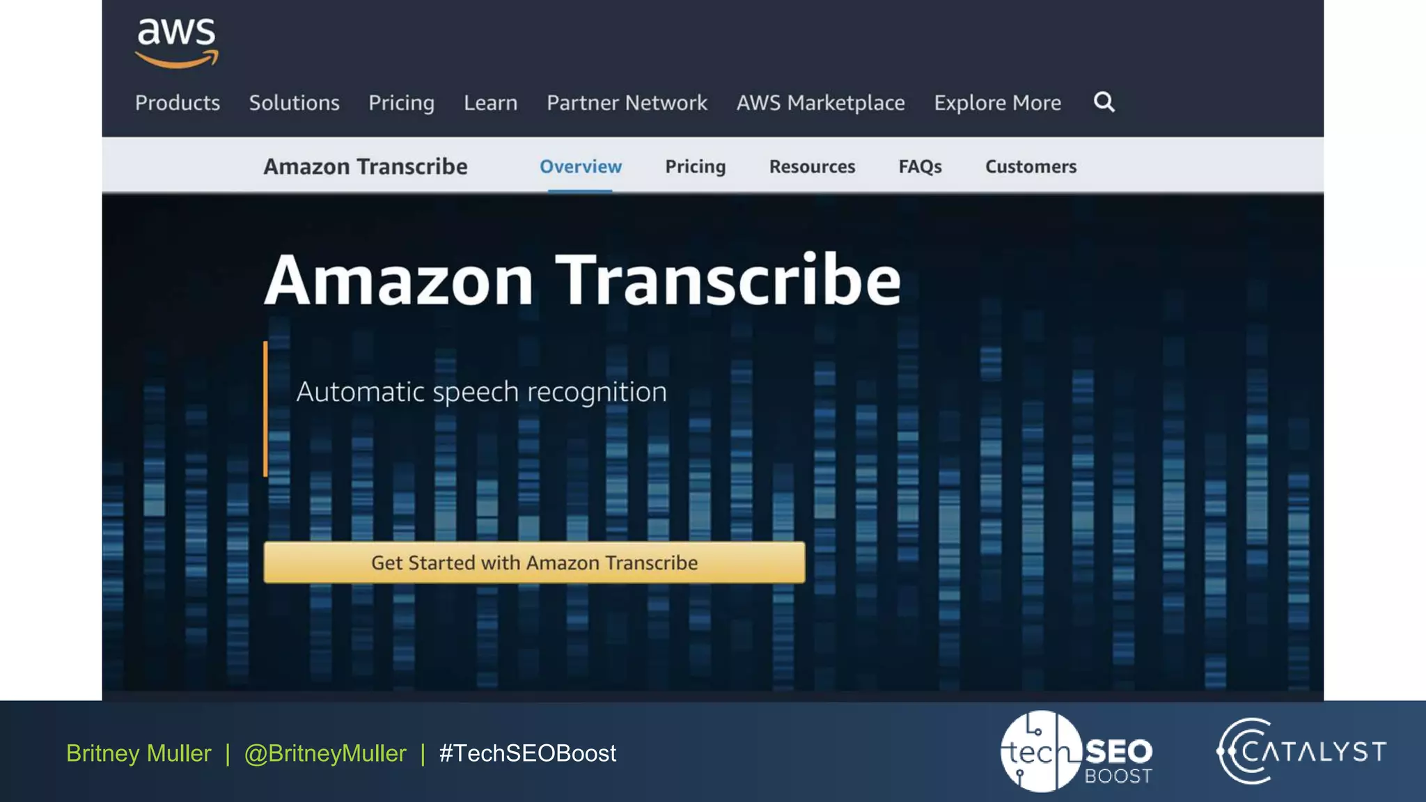 Britney Muller | @BritneyMuller | #TechSEOBoost
 