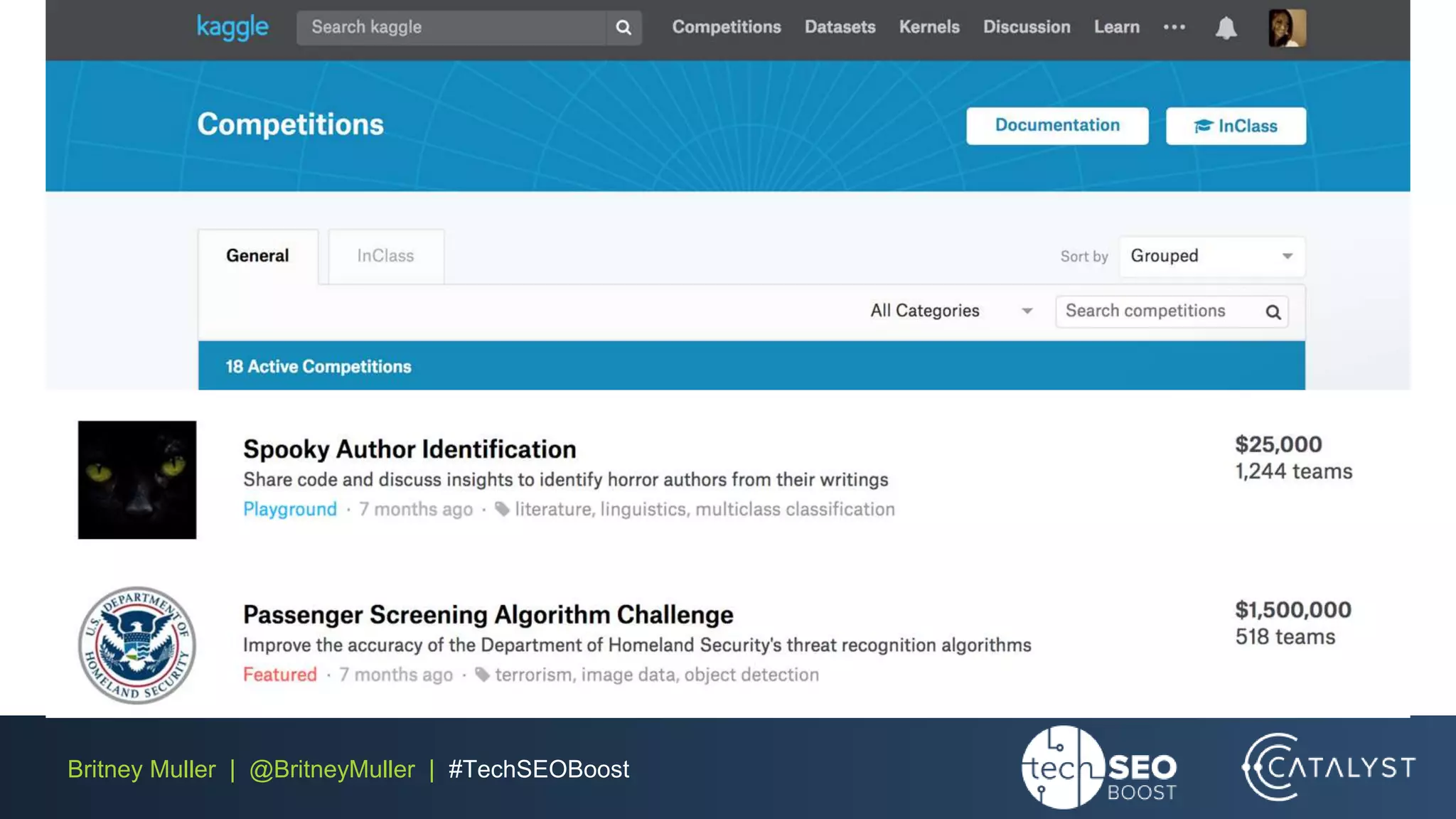 Britney Muller | @BritneyMuller | #TechSEOBoost
 