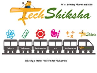 Creating a Maker Platform for Young India
An IIT Bombay Alumni Initiative
 