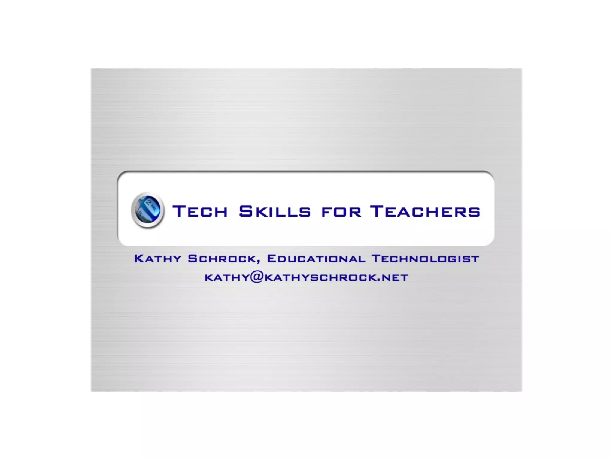 Tech skills