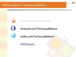 Përparësitë dhe mundësitë e ofruara nga ana e TechSoup Balkans