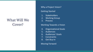 Defining a Tech Project Vision in Eight Quick Steps pdf | PPT