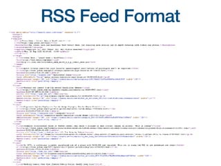 RSS Feed Format
 