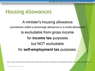 housing allowance for pastors 2022