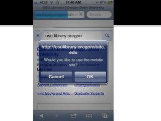 Improving Your Library's Mobile Services