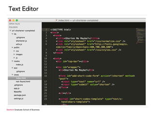 Stanford Graduate School of Business
Text Editor
 