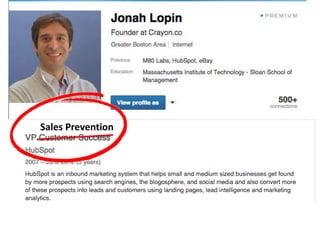 Sales Prevention
 