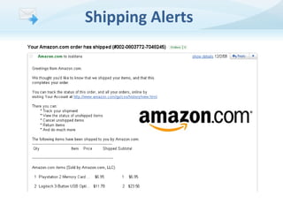 Shipping Alerts

 
