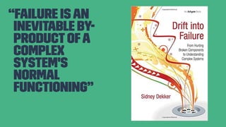 “Failure isan
inevitable by-
productofa
complex
system's
normal
functioning”
 