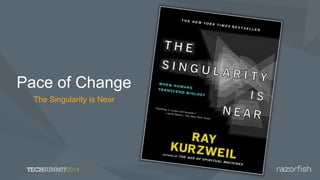 Pace of Change
The Singularity is Near
 