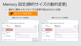 静的メモリサイズ変更前 静的メモリサイズ変更後
 