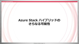 ©Internet Initiative Japan Inc.
Azure Stack ハイブリッドの
さらなる可能性
 