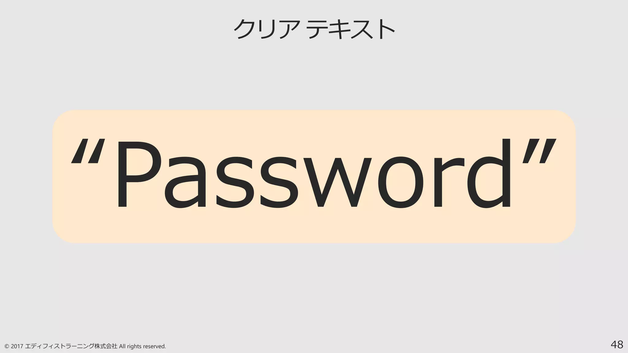 48
“Password”
 