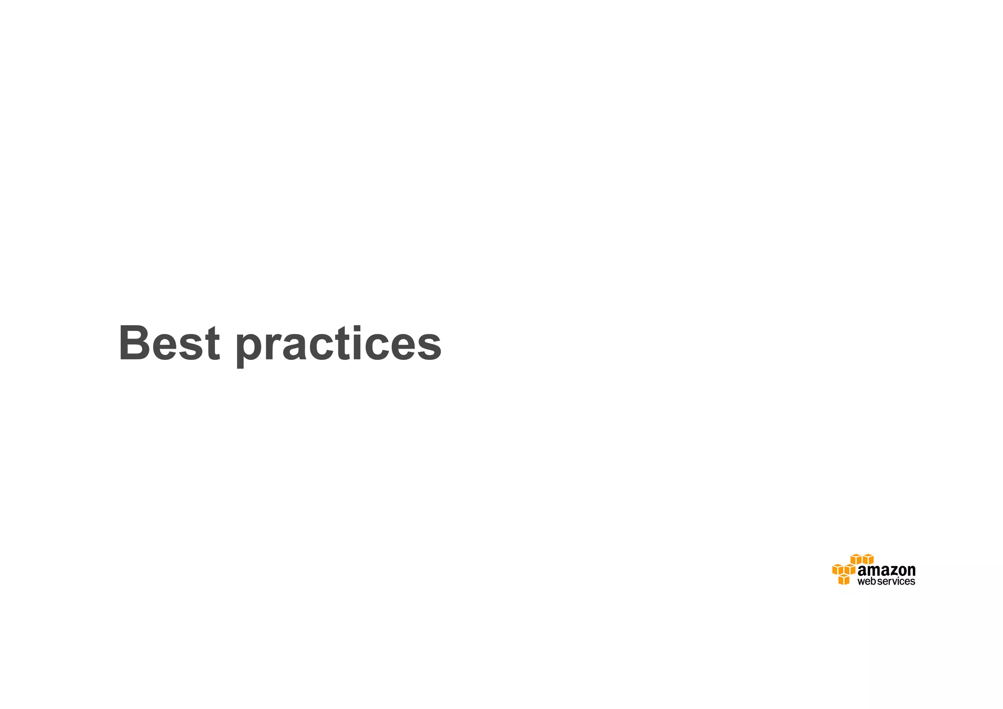Best practices 
