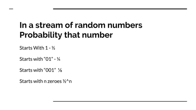 Tech talk Probabilistic Data Structure | PPT