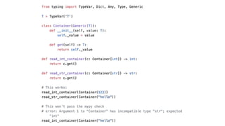 Type Checking in Python at Tiqets | PDF