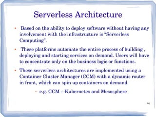 Container Architecture | PDF