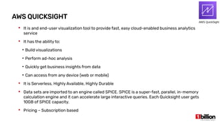 AWS Big Data Landscape | PDF