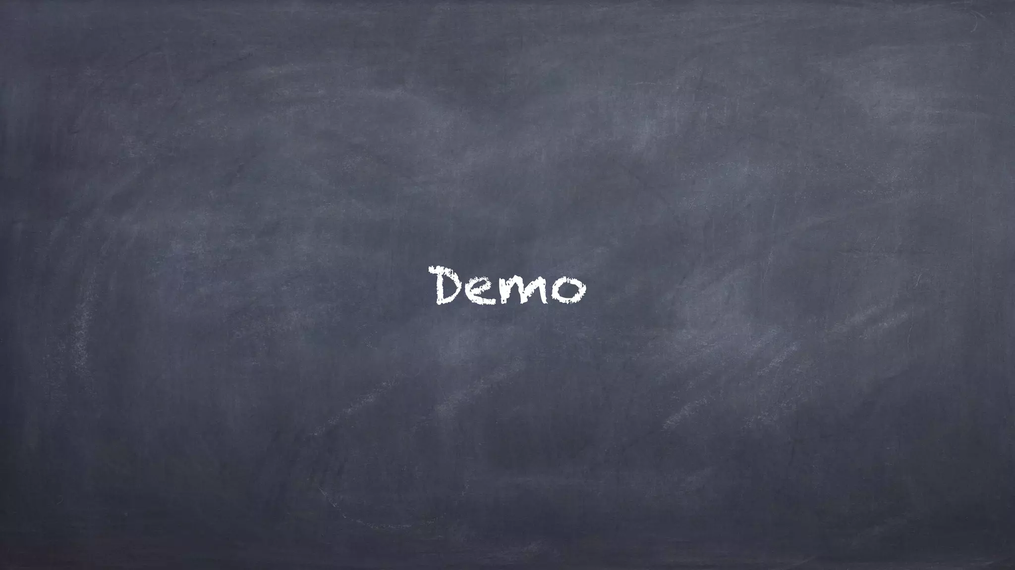 Demo
 