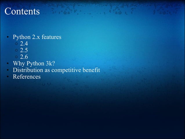 Python Evolution | PPT