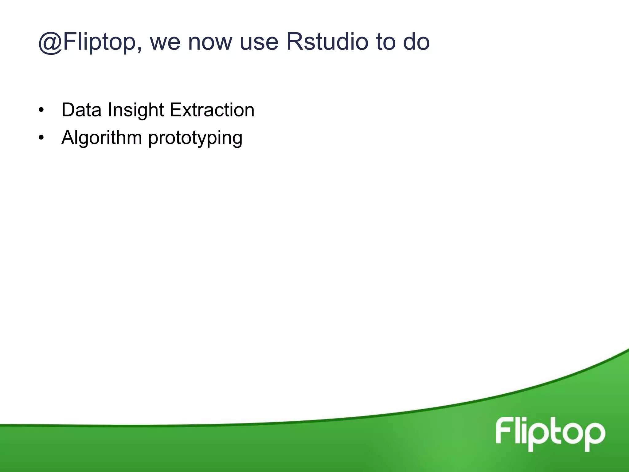 Data Science Stack with MongoDB and RStudio | PPT