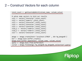 2 – Construct Vectors for each column
 