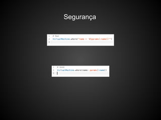 Segurança
 