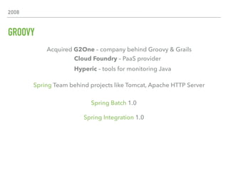 Spring Framework 5: History and Reactive features | PDF