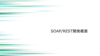 SOAP/REST開発概要
5
 