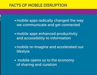 MOBILE + APPS = CONNECTED WORLD
 