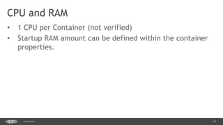 29CONFIDENTIAL
CPU and RAM
 