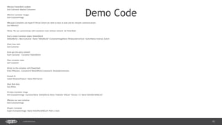 42CONFIDENTIAL
Demo Code
 
