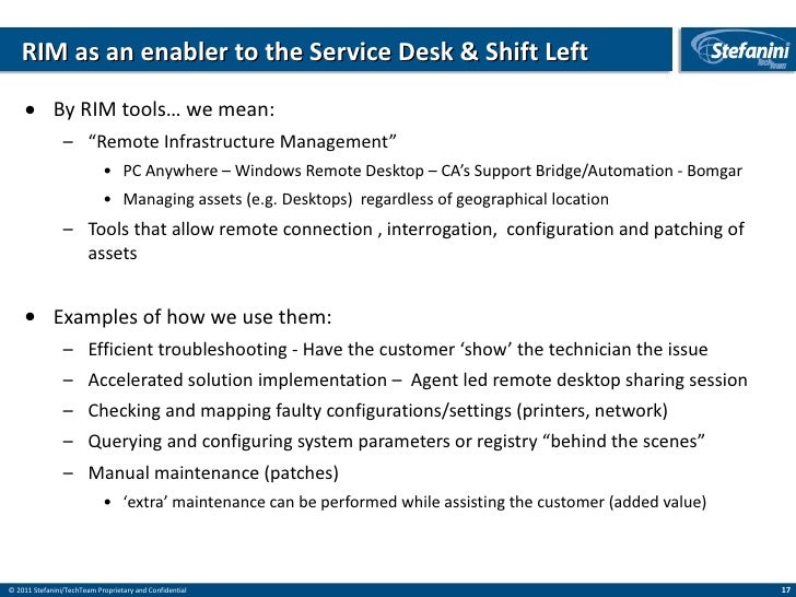 Stefanini Tech Team Help Desk To Service Desk