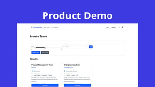 Product Demo
 