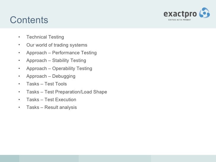 Technical Testing Introduction
