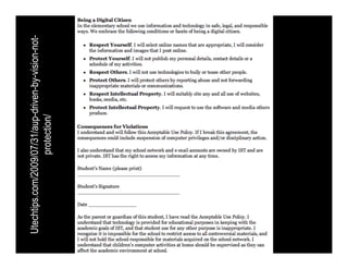 Utechtips.com/2009/07/31/aup-driven-by-vision-not-
protection/
 