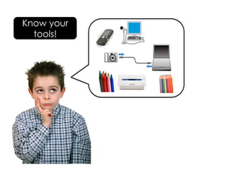 Know your
tools!
 