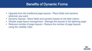 Dynamic Forms and Actions