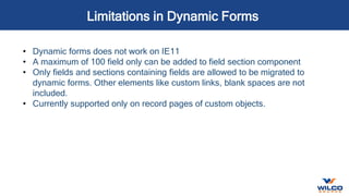 Dynamic Forms and Actions