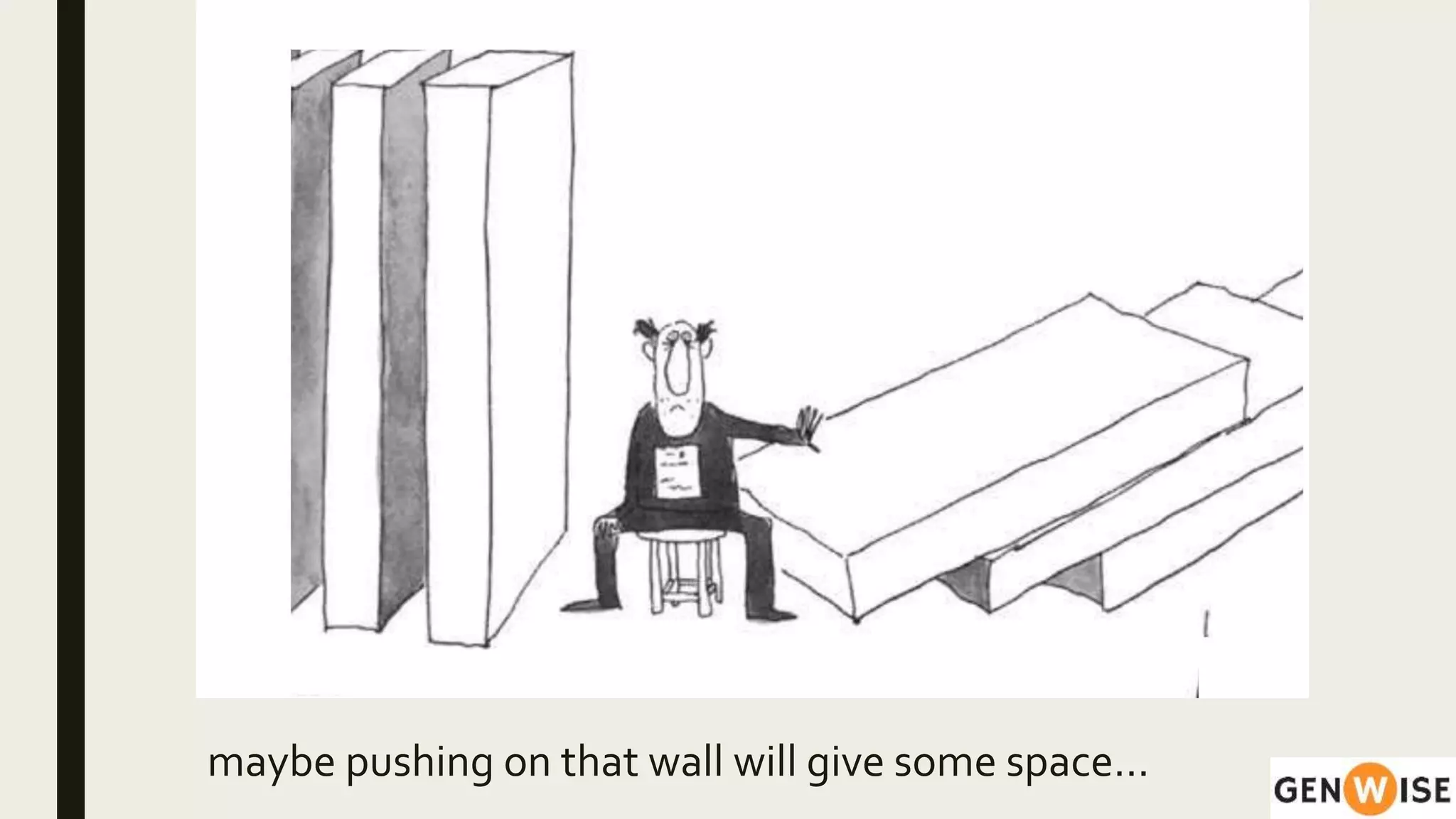 maybe pushing on that wall will give some space…
 