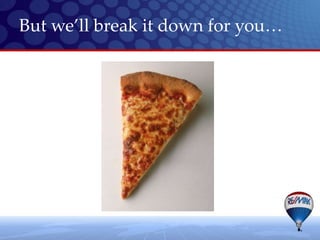 But we’ll break it down for you…
 