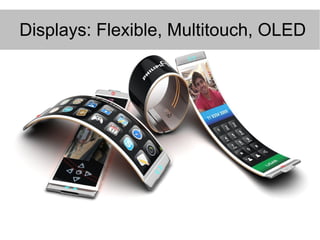 Displays: Flexible, Multitouch, OLED
 